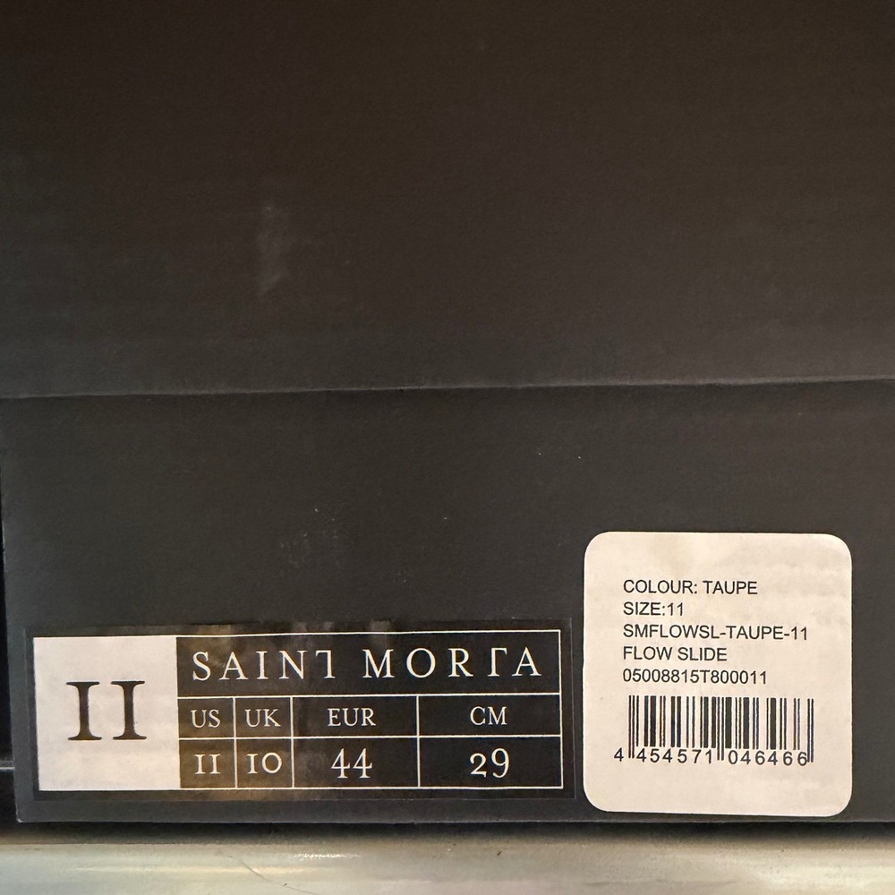 Saint Morta Flow Slide Taupe Mens Size 11 SMFLOWSL-TAUPE-11 Minimalist Mules New - Picture 10 of 10